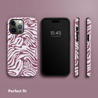 Selencia Vivid Back Cover Apple iPhone 14 Pro Max - Trippy Swirl Dark Rose