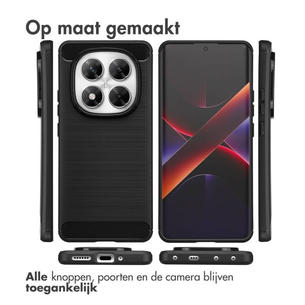 imoshion Brushed Backcover Xiaomi Poco X7 - Zwart
