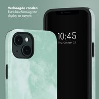 Selencia Vivid Tough Backcover met MagSafe Apple iPhone 14 - Marble Grayed Jade