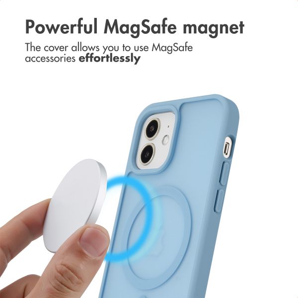 imoshion Colour Guard Back Cover with MagSafe Apple iPhone 12 (Pro) - Light blue