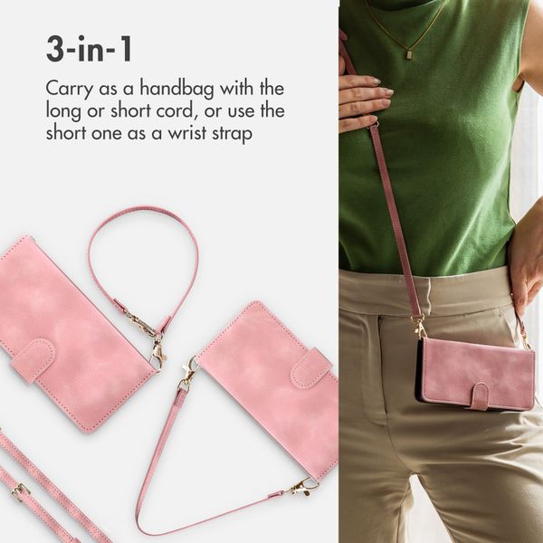 imoshion Bookcase with Strap Samsung Galaxy S26 - Pink