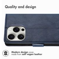 imoshion Luxury Bookcase Apple iPhone 16 Pro Max - Dark Blue