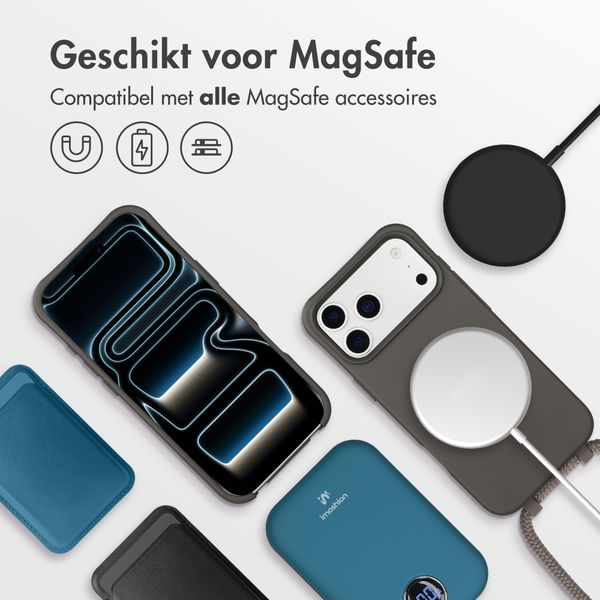 imoshion Color Backcover met afneembaar koord met MagSafe Apple iPhone 17 Pro Max - Black Coffee