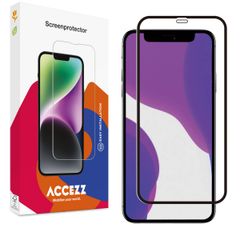 Accezz Gehard Glas Full Cover Screenprotector Apple iPhone 12 (Pro)