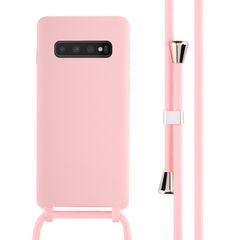 imoshion Siliconen hoesje met koord Samsung Galaxy S10 - Roze