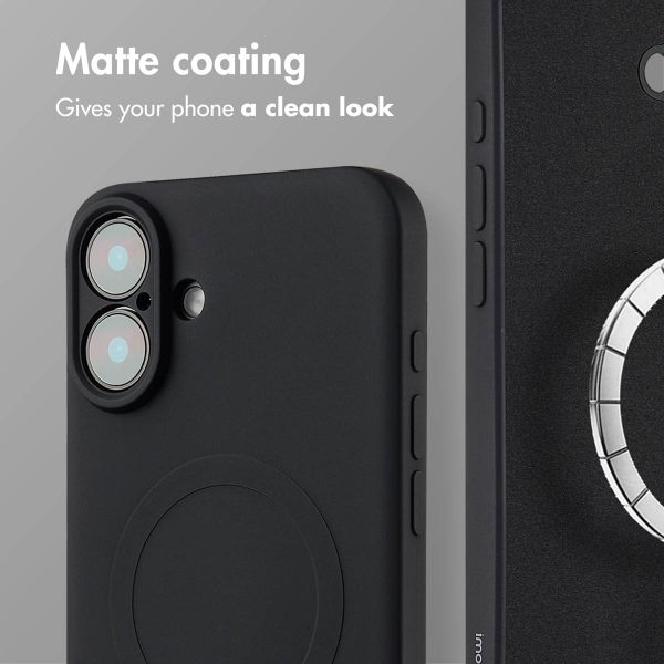 imoshion Colour Back Cover with MagSafe Apple iPhone 16 - Black