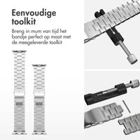 imoshion Stalen bandje Apple Watch Series 1 t/m 9 / SE (38/40/41 mm) | Series 10 / 11 (42 mm) - Zilver