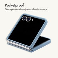 imoshion Color Guard Backcover met MagSafe Samsung Galaxy Z Flip 8 - Lichtblauw