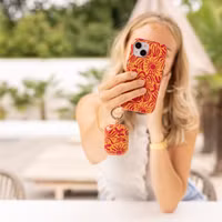 Selencia Vivid Case Apple AirPods Pro 3 - Tropical Vibes Apricot