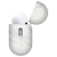 imoshion Design Hardcover Case AirPods Pro 2 - White Marble