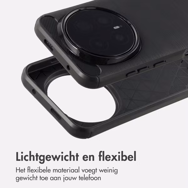 imoshion Brushed Backcover Honor Magic8 Pro - Zwart