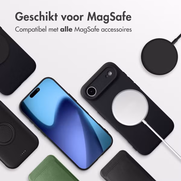 imoshion Color Backcover met MagSafe Apple iPhone Air - Zwart