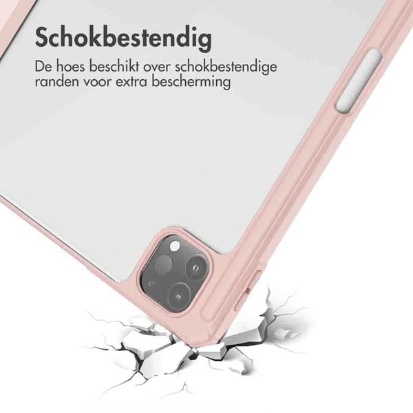 imoshion Trifold Hardcase Bookcase Apple iPad Pro 12.9 (2018/2020/2021/2022) - Roze