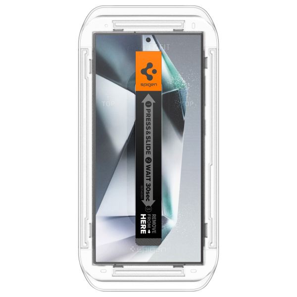 Spigen GLAStR Privacy EZ Fit Screenprotector + Applicator Samsung Galaxy S24 Ultra