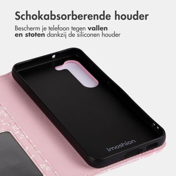 imoshion Design Bookcase Samsung Galaxy S23 - Pink Bazaar Flowers