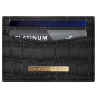 iDeal of Sweden Fashion Card Holder - Black Croco