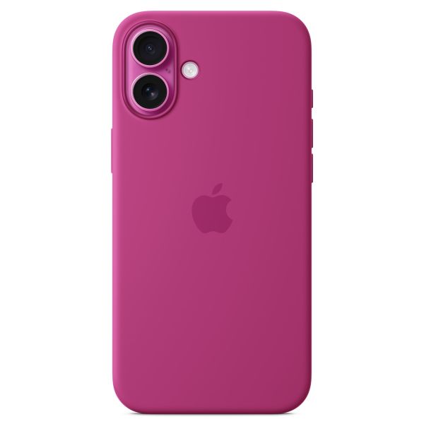 Apple Silicone Backcover MagSafe Apple iPhone 16 Plus - Fuchsia