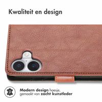 imoshion Luxe Bookcase Apple iPhone 17 - Bruin