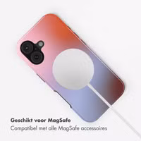 Selencia Vivid Backcover met MagSafe Apple iPhone 17 - Gradient Soft Blush