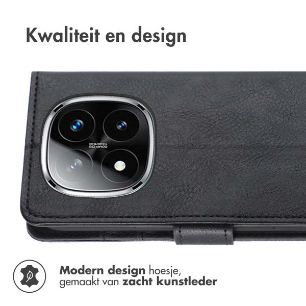 imoshion Luxe Bookcase Xiaomi Redmi Note 14 Pro (4G) - Zwart