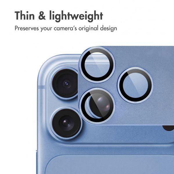 imoshion Camera Protector Glass 2-pack Apple iPhone 18 Pro Max / 17 Pro Max - Light Blue