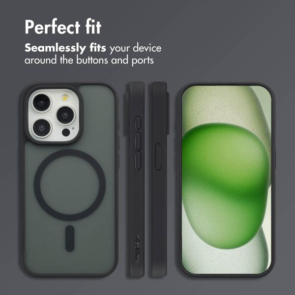 imoshion Colour Guard Back Cover with MagSafe Apple iPhone 15 Pro - Black
