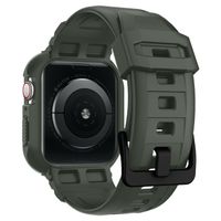 Spigen Rugged Armor™ Pro case Apple Watch 44 mm / 45 mm - Groen