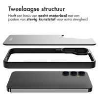 Accezz Rugged Frosted Backcover Samsung Galaxy A55 - Zwart