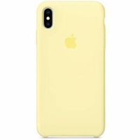Apple Silicone Backcover Apple iPhone Xs / X - Mellow Yellow