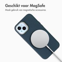 Accezz Mesh Backcover met MagSafe Apple iPhone 15 - Donkerblauw