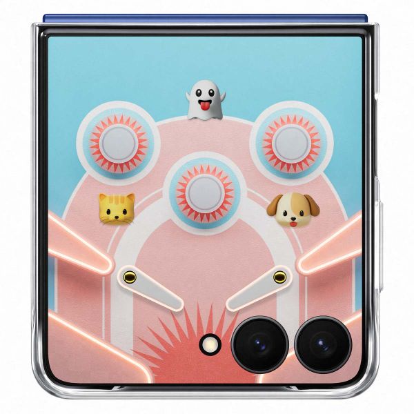 Samsung Originele FlipSuit Case Samsung Galaxy Z Flip 7 - Transparant