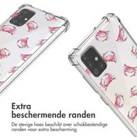 imoshion Design hoesje met koord Samsung Galaxy A51 - Crab Watercolor