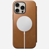Nomad Modern Leather FolioBookcase Apple iPhone 16 Pro Max - English Tan