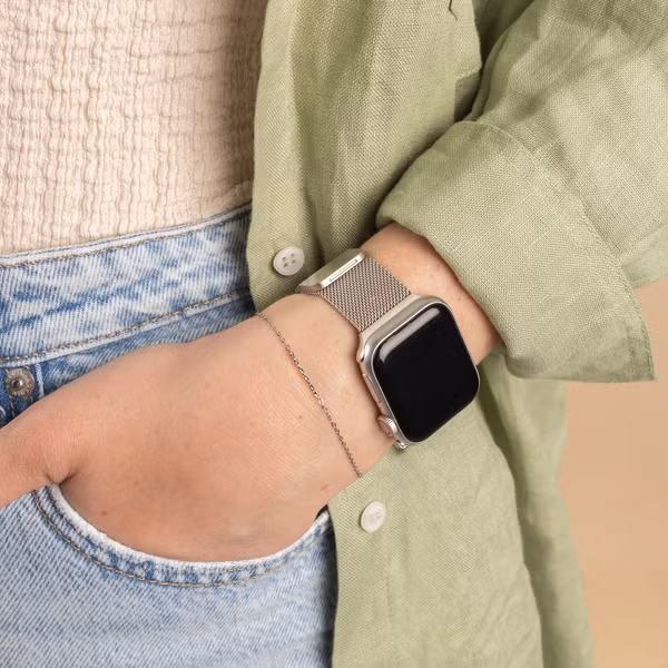 imoshion Milanese Magnetic Band Apple Watch | 44/45/46/49 mm - Starlight