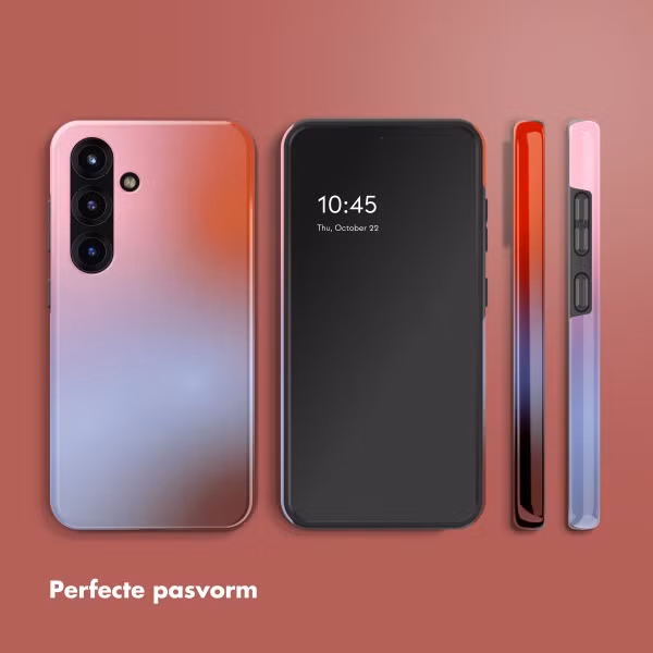 Selencia Vivid Backcover met MagSafe Samsung Galaxy S25 - Gradient Soft Blush