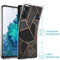 imoshion Design hoesje Samsung Galaxy S20 FE - Grafisch Koper / Zwart