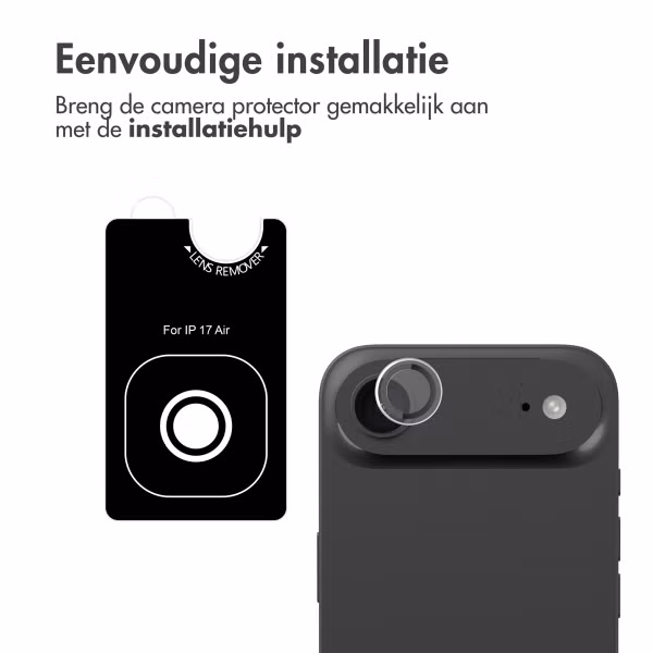imoshion 2 Pack Camera lens protector Apple iPhone Air - Transparant