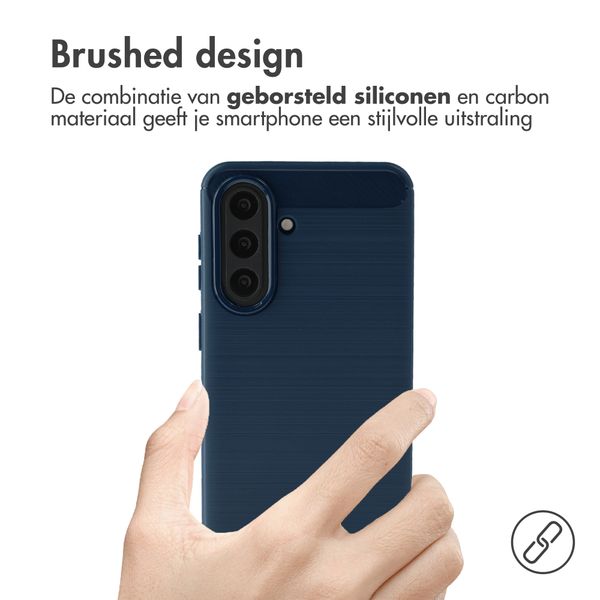 imoshion Brushed Backcover Samsung Galaxy A57 (5G) - Blauw