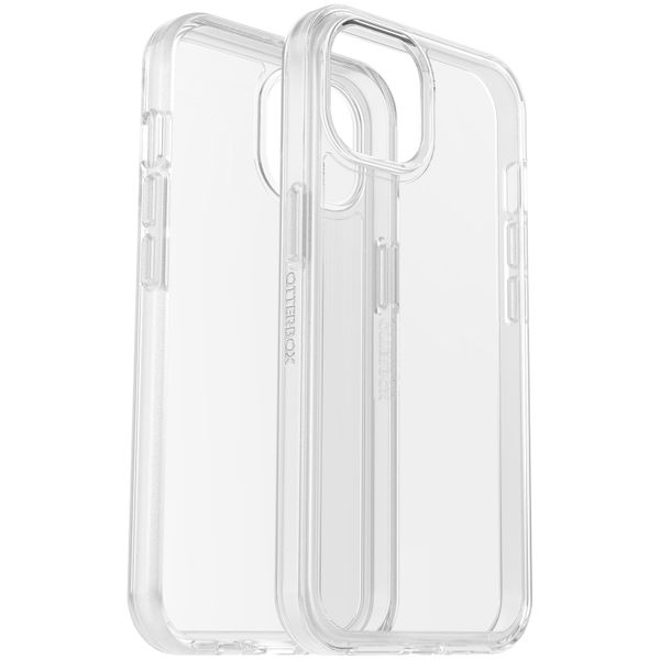 OtterBox Symmetry Backcover + Alpha Glass Screenprotector iPhone 14 - Transparant