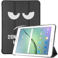 imoshion Design Trifold Bookcase Samsung Galaxy Tab S2 9.7 - Don't touch