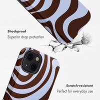 Selencia Vivid Back Cover Apple iPhone 13 - Dream Swirl Chocolate