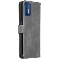 imoshion Luxe Bookcase Motorola Moto G9 Plus - Grijs