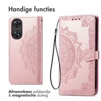 imoshion Mandala Bookcase Oppo Reno 8 T (4G) - Rosé Goud