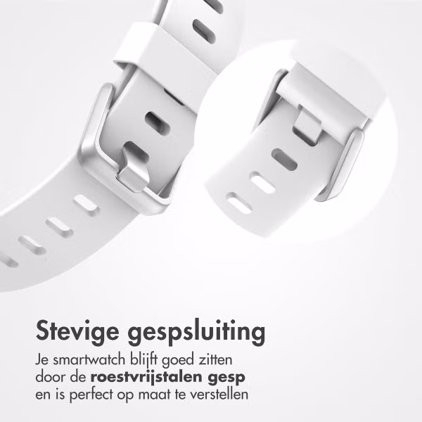 imoshion Siliconen bandje Fitbit Versa / Versa 2 / Versa Lite - Maat S - Wit