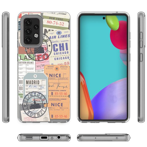 imoshion Design hoesje Samsung Galaxy A52(s) (5G/4G) - Reizen - Multicolor