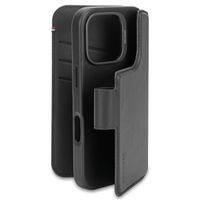 Decoded 2 in 1 Leather Detachable Wallet MagSafe Apple iPhone 16 Pro - Zwart