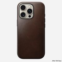 Nomad Modern Horween Leather Case Apple iPhone 16 Pro - Rustic Brown