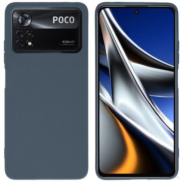 imoshion Color Backcover Xiaomi Poco X4 Pro 5G - Donkerblauw