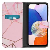 imoshion Design Softcase Bookcase Samsung Galaxy A14 (5G) - Pink Graphic