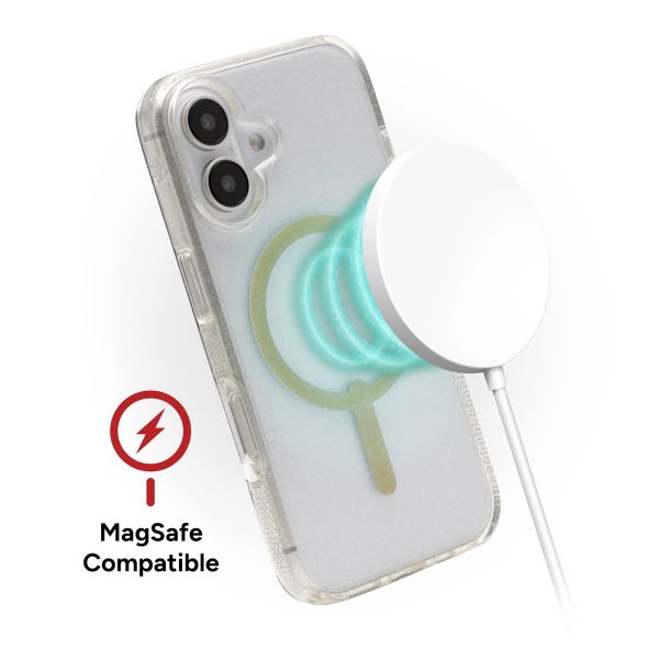 ZAGG Milan Snap Case met MagSafe Apple iPhone 16 - Gold Glitter